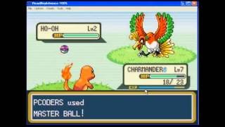 Pokemon FireRed Legendary Pokemon Cheat With Gameshark Codes [upl. by Atteuqcaj]