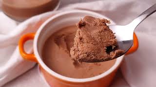 How to make the best 3 ingredient chocolate mousse dessert [upl. by Nomihs]