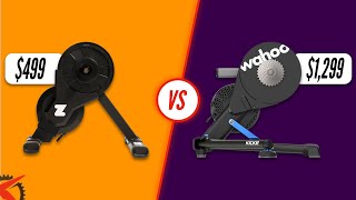 Zwift HUB 499 vs Wahoo KICKR 1299 The Flagship vs Midrange Debate [upl. by Sirron623]