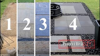 Paver patio build using Brock panels [upl. by Phaidra628]