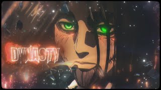 「Dynasty 😇🤍」Attack on Titan Final「AMVEDIT」4K [upl. by Jelene]