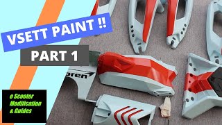 Painting the Vsett 10 complete new livery Part 1 [upl. by Kcirdnekal706]