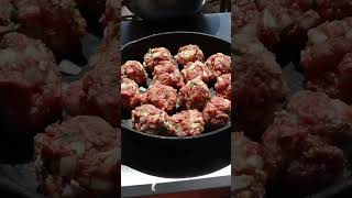 Bourbon BBQ meatballs  Perfect for Sunday Football [upl. by Noelopan]