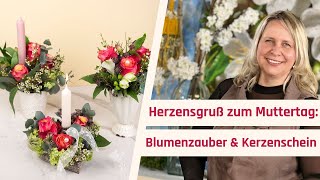 DIY Muttertagsdeko 3 einfache amp herzliche Geschenkideen  Floristik24 [upl. by Keegan]