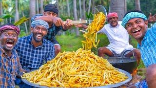 FRENCH FRIES  Crispy French Fried potatoes Recipe Cooking In Village  Finger Chips  Easy Snacks [upl. by Ahel454]