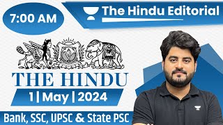 1 May 2024  The Hindu Analysis  The Hindu Editorial  Editorial by Vishal sir  Bank  SSC  UPSC [upl. by Marcy]