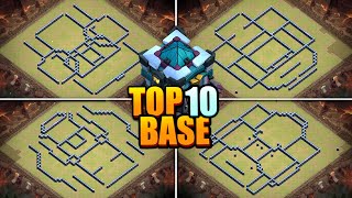 TOP 10 ULTIMATE TH13 Bases CWL  Link  Clash of Clans [upl. by Audwin]