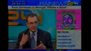 Sequenza Rainews24  26 aprile 2002 [upl. by Ecirtaemed]