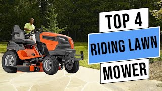 Top 4 Best Riding Lawn Mowers 2023  Best Riding Lawn Mower With Buying Guide [upl. by Gredel495]