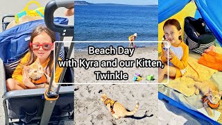 Beach Day with Kyra and Our Kitten Twinkle Point No Point Hansville Washington [upl. by Forrer]