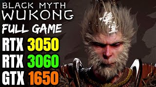 Black Myth Wukong FULL GAME  GTX 1650  RTX 3050  3060  1050 ti  Playable [upl. by Lucrece]