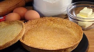 Receta Base para tartas y tartaletas de masa quebrada dulce  Recetas de cocina Loli Domínguez [upl. by Lecrad]