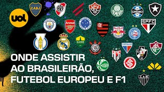 🔴 SAIBA ONDE ASSISTIR ÀS TRANSMISSÕES AO VIVO DO BRASILEIRÃO FUTEBOL EUROPEU BOCA X RIVER E F1 [upl. by Nnaynaffit212]