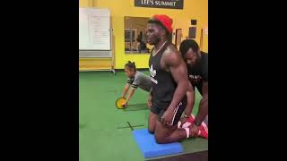 THROWBACK to the ORIGINAL Nordic Hamstring Challenge  Tyreek Hill [upl. by Abram]