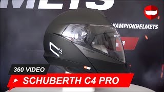 Schuberth C4 Pro Swipe Grey Helmet  ChampionHelmetscom [upl. by Elletnohs]