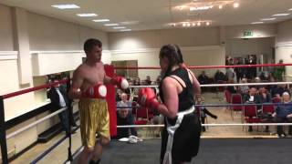 Streetsboxing Exhibition  Lucy Wiblin VS Kyle Boothman  2nd April 2016 [upl. by Lav]