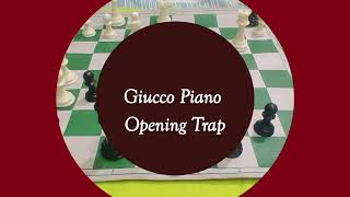 Chess  Giucco Piano Opening Trap  Learn Chess in simple way [upl. by Fredenburg]