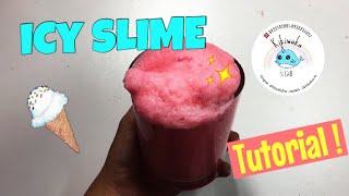 ICE SLIME TUTORIAL  🍧  CÁCH LÀM SLIME ĐÁ BÀO CỰC ĐÃ 🍧  KIKIWAKA SLIME [upl. by Ahtilat547]