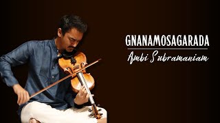 Ambi Subramaniam  Gnanamosagarada Carnatic Violin [upl. by Leiand]