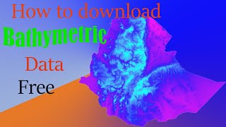 Bathymetric map downloading for any region [upl. by Ahsiekim791]