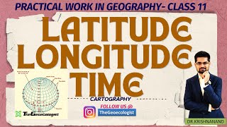 Latitude Longitude and TimeChapter 3 NCERT Class 11 [upl. by Yehsa762]