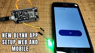 How to set up the new Blynk app step by step  Nodemcu ESP8266 with Blynk app  how to light led [upl. by Twelve506]