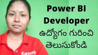 What is Power BI Developer job role and responsibilities Telugu [upl. by Adoree770]