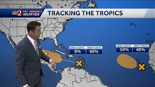 Tracking the Tropics NHC tracking 3 disturbances [upl. by Roley]