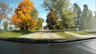 A Scenic Fall Drive on Mccracken Pike in Woodford County Kentucky [upl. by Norword677]