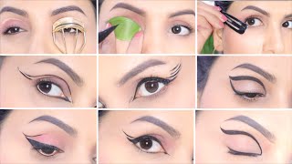 How to apply EYELINER  10 easy EYELINER for beginners [upl. by Ruelu936]