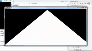 OpenGL Hello World Triangle [upl. by Anawal281]