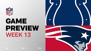 Indianapolis Colts vs New England Patriots  2024 Week 13 Game Preview [upl. by Cogen274]