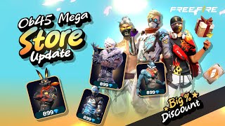 Ob45 New Store Update In Free Fire New Event Free Fire Bangladesh Server Free Fire New Event [upl. by Anayit142]