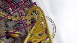 Rage Roller Coaster POV  Adventure Island  Southend Essex UK England HD [upl. by Corsiglia51]