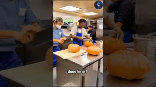 Ninja technique of cutting pumpkin 🤯  New Viral Gadjet  hand crafts shortvideo shorts [upl. by Sy322]