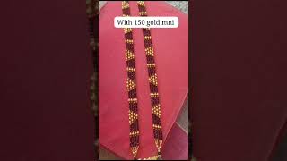 how to make long mangalsutra long mangalsutra designs makingyoutube channelsaubhagya mangalsutra [upl. by Ojillek607]