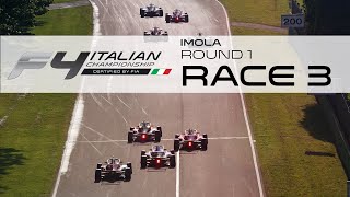 Italian F4 Championship  ACI Racing Weekend Imola  Race 3 [upl. by Agemo94]