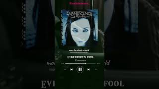 Everybody’s fool evanescence evanescence lyrics music rock amylee [upl. by Aninaig494]