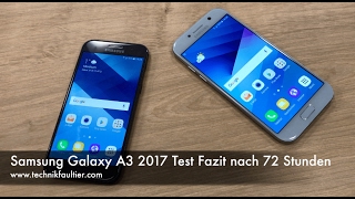 Samsung Galaxy A3 2017 Test Fazit nach 72 Stunden [upl. by Attenyt]