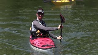 Kayak Rudder Stroke  How to Paddle Series [upl. by Kienan]