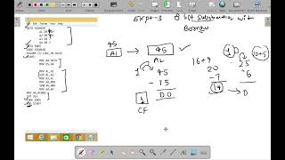 expt 4 microprocessor 8086 practicle 4 [upl. by Demy]