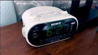 SONY ALARM CLOCK HOW TO SETUP THE ALARM [upl. by Shauna26]