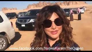 Najwa Karam visit Tantora Festival 2018 [upl. by Eatnohs95]