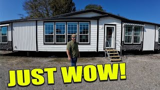 Epic MOBILE Mansion  Mobile Home Tour Franklin Homes [upl. by Attehcnoc]