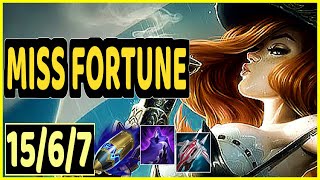 MISS FORTUNE VS APHELIOS  1567 KDA ADC GAMEPLAY [upl. by Enerod]