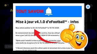 Konami annonce Une Nouvelle mise à jour V410 ď Efootball Tout savoir [upl. by Anayaran]