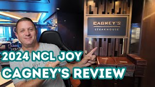 CAGNEYS  NCL JOY 2024 Specialty Dining Review [upl. by Montana]