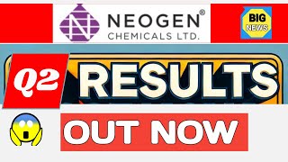 neogen chemicals latest news  neogen chemicals q2 results  neogen chemicals share analysis today [upl. by Dre]