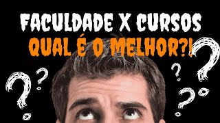 FACULDADE OU CURSO DE MARKETING DIGITAL QUAL É O MELHOR Minha opinião sincera [upl. by Euqinemod181]