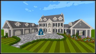 Minecraft How to Build a Mansion 8  PART 2 [upl. by Toogood24]